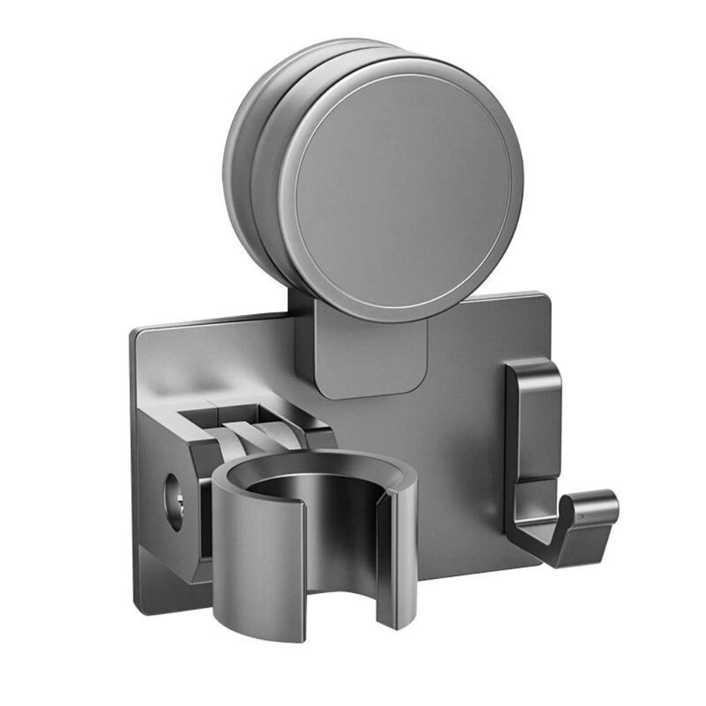 Suction Cup Showerhead Bracket Space Aluminum Handheld Sprayer Support  Bathroom Accessories