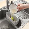 Kitchen Sink Drain Basket Multi-Functional Card Slot Kitchen Sink Strainer Food And Vegetable Wash And Drain Basket