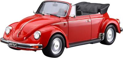 AOSHIMA The Model Car Series Volkswagen 15ADK Beetle 1303S Cabriolet 1975 Plastmodell 1/24 Nr.75
