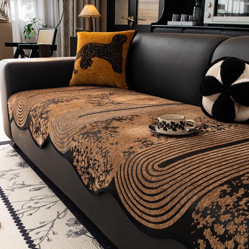 Vintage Sofa Cushion Universal For All Seasons High Quality Anti Slip Seat Cover Blanket For Autumn And Winter