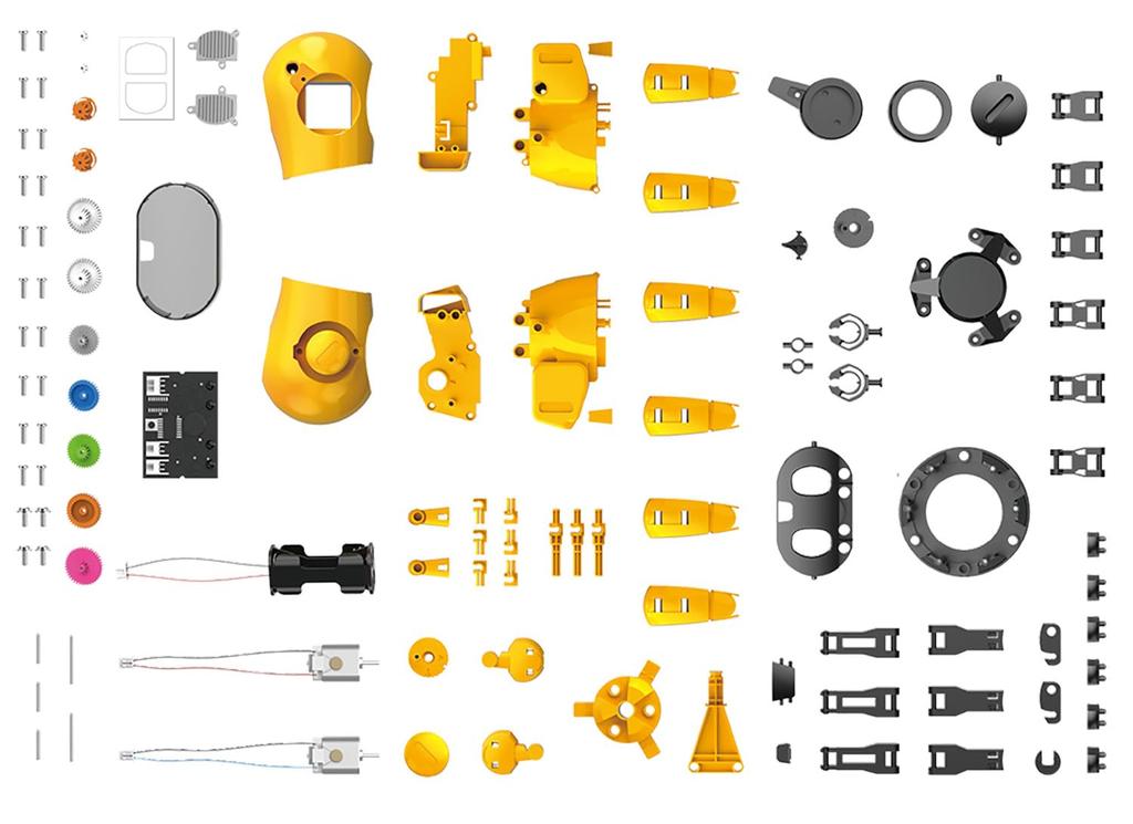 Foro with Collection Foro Robot Assembly Kit (ELEKIT (EC Exclusive) Card) 6-Legged (Yellow)