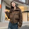New cotton-padded clothes for women's winter short high-end jackets, small cotton-padded clothes, loose and thickened cotton-padded jackets, trendy.