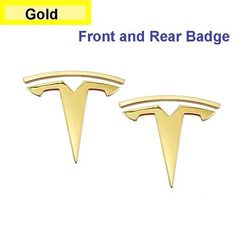 Dla Tesli Model 3 Model Y Stop Cynku Naklejka z Logo na Przednią Maskę Samochodu Stylizacja Emblemat na Tylną Klapę Nadwozia Samochodowego z Promieniem Akcesoria