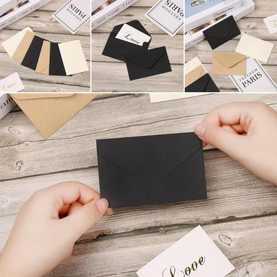 Mini-Serie Retro-Schreibwaren Westlicher Umschlag Visitenkartenaufbewahrung Kraftpapier Papier-Mailings