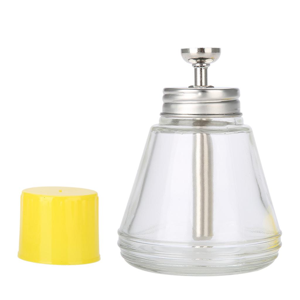 180ml Nail Art Pump Dispenser Empty Bottle Liquid Container Glass Alcohol Pressing Bottle