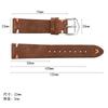 Calfskin Soft Suede Strap Watch Band 18mm 20mm 22mm Handmade Stitching Cowhide Strap for Omega for Seiko Smartwatch Wristband