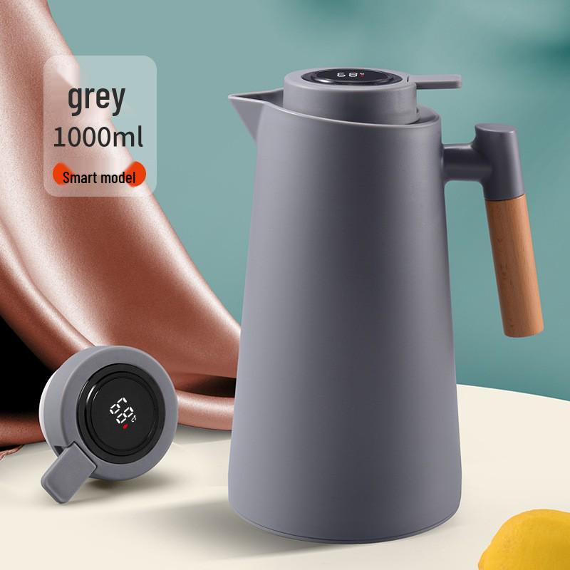 Large Capacity Insulated Coffee Thermos with Glass Liner