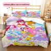 Pretty Cure Color Collage Duvet Cover & Pillowcases, Pretty Cure Fan Bedding, Perfect Gift.chl