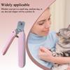 Coupe-ongles pour chat Coupe-ongles silencieux pour animaux de compagnie Avec lumière LED Protection de sécurité Ergonomique Accessoires de toilettage pour animaux de compagnie Pour petits, moyens, grands