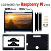 Raspberry Pi Zero 7-inch Touch Tablet with RJ45, USB Hub, and Speaker