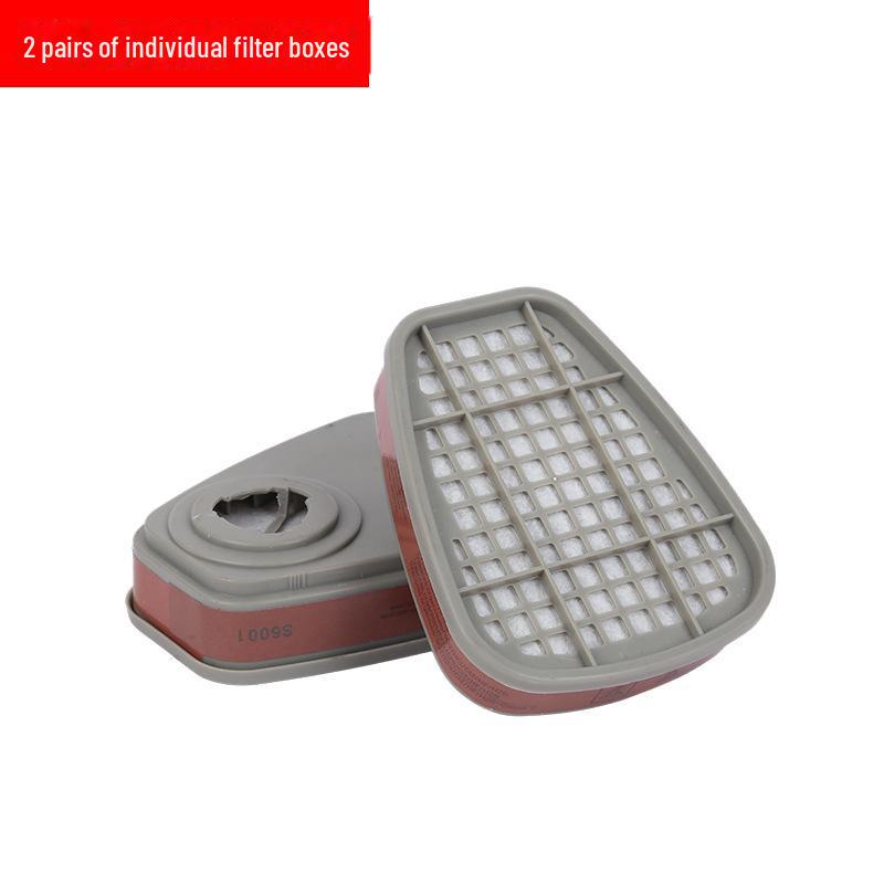 6200 Full-Face Gas Mask for Dustproof Grinding, Spray Painting, and Chemical Protection