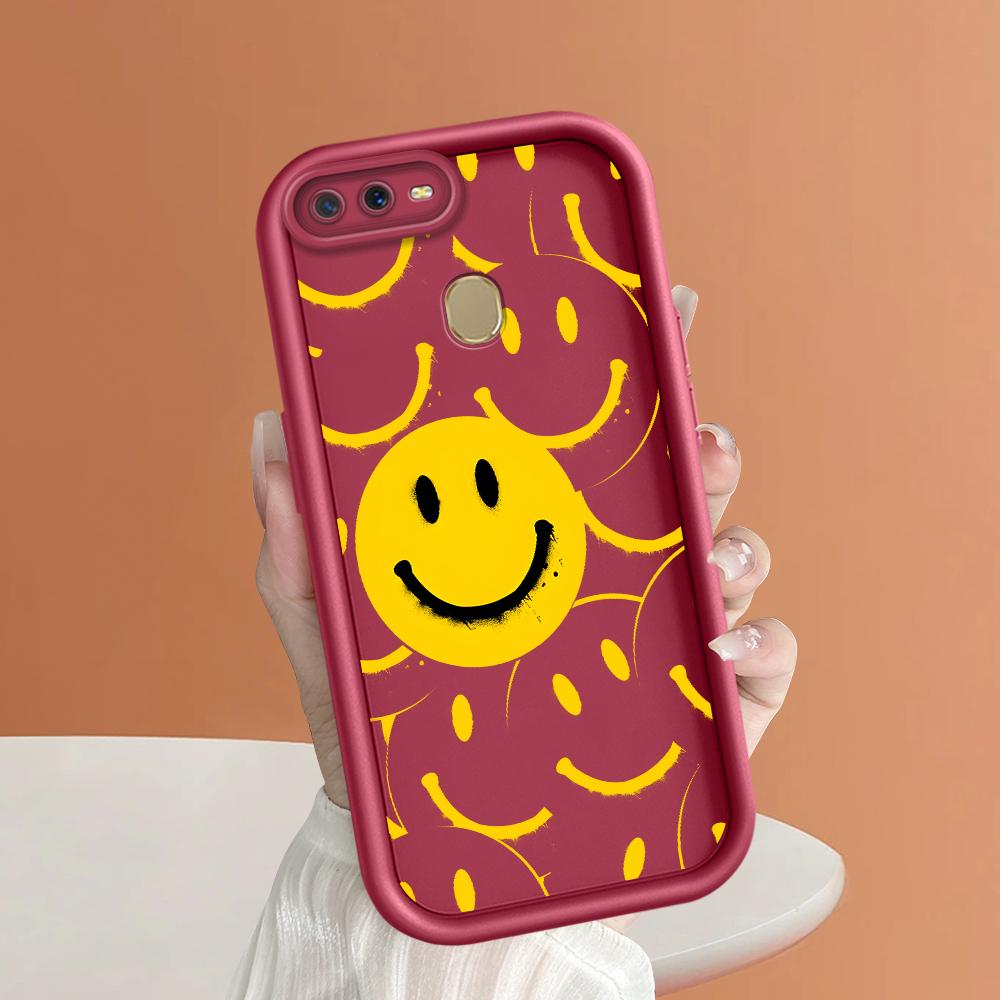 Coque de protection antichoc en silicone souple avec motif de dessin animé pour appareil photo OPPO Reno Realme OnePlus