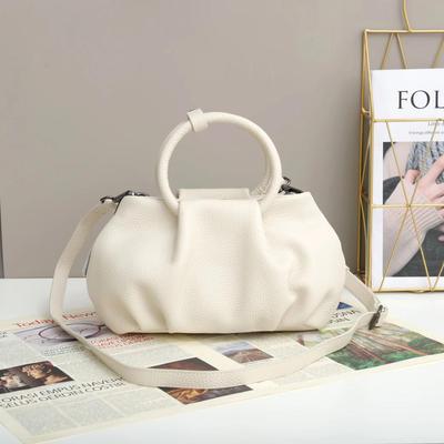 Premium Niche Cloud Genuine Leather Women's Handbag - New 2025 Autumn/Winter Collection with Top Layer Cowhide, Shoulder Bag & Crossbody Options.