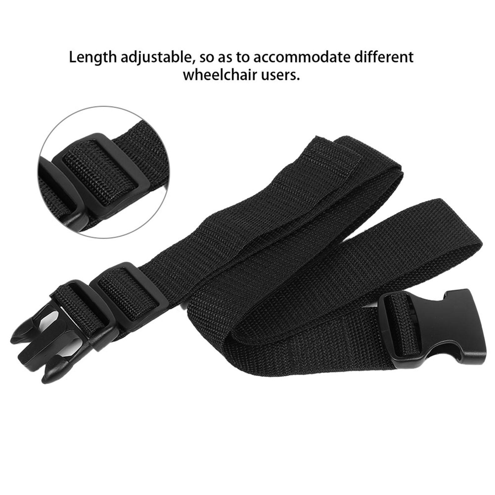 

Wheelchair Scooter Seat Lap Strap Length Adjustable Safety Belt Health Care Tool