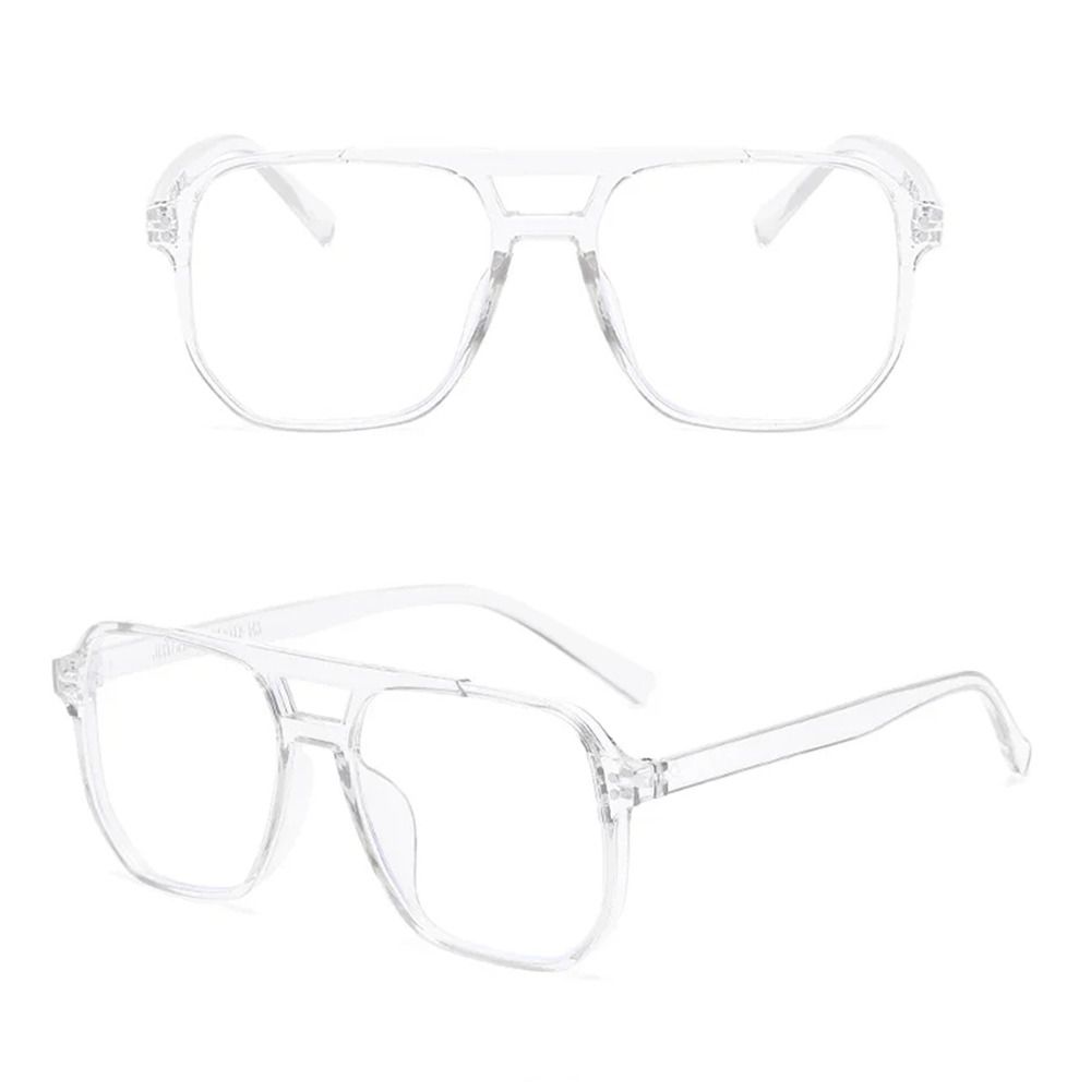 Blue Ray Blocking Square Eyeglasses Ultralight Computer Goggles Comfortable Frame Eyewear  Office