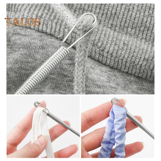 Infila cordoncino a molla flessibile fai da te Infila cordoncino flessibile Strumento per infilare cordoncino flessibile per felpe con cappuccio, pantaloncini, pantaloni, coulisse di ricambio