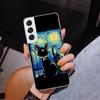 Black Cat Cartoon Cute Phone Case For Samsung Galaxy S24 S25 Edge S26 Ultra S23 S22 S21 Plus S20 FE + Personalized Print Cover G