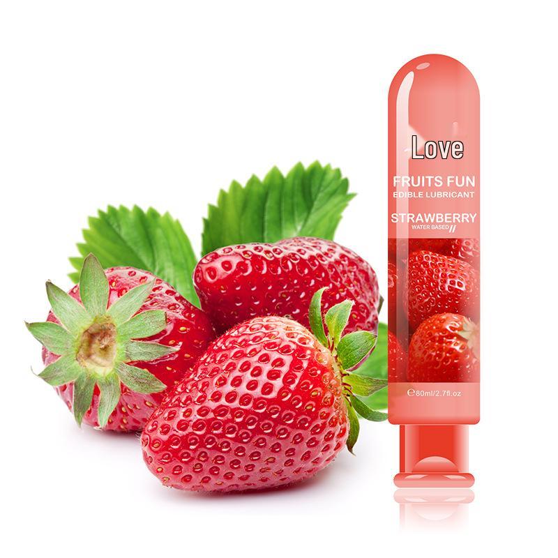Hot Love Fruit Flavored Water-Based Lubricant Gel for Adult Intimacy