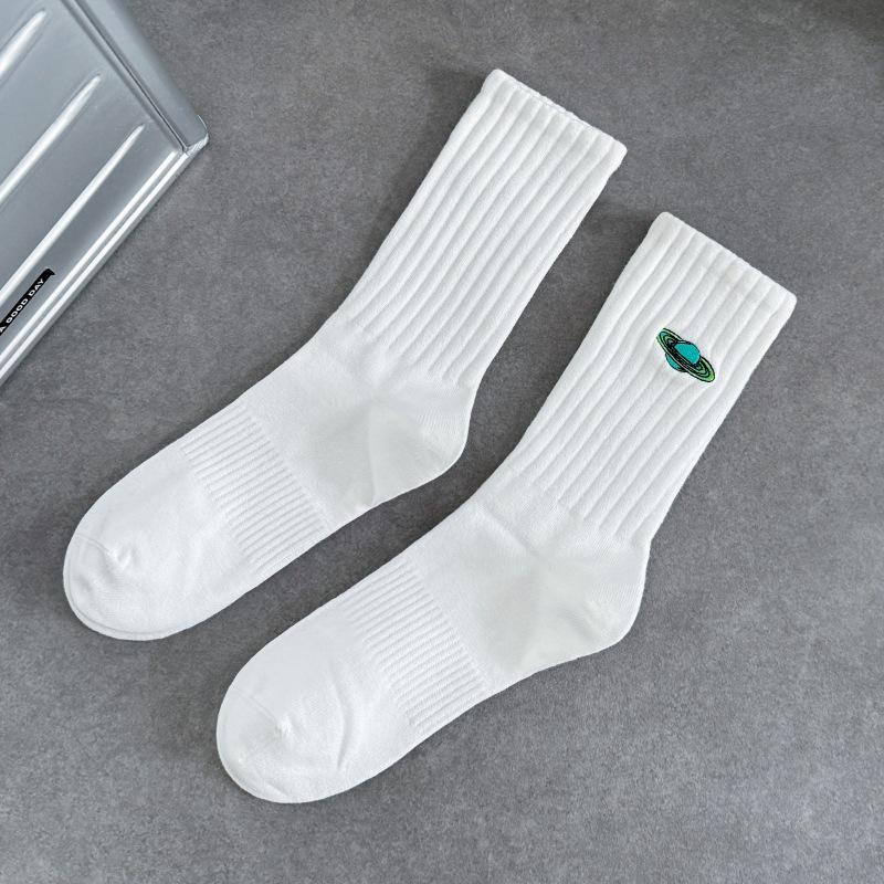 Cityboy Space Planet Mid-Calf Socks for Men & Women - Trendy West Coast Skateboarding Street Style