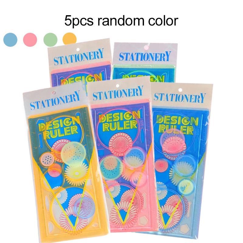 1~20Pcs Creative Gears Geometry Spirograph Drawing Stencils Set Children Painting Template Art Crafts Kids Educational Toy Tmz