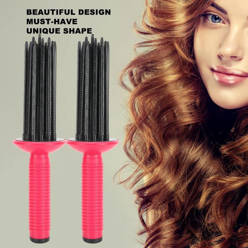 Heißluft-Lockenwickler-Kamm, Heißluft-Styling-Bürste, flauschiges Haar, Lockenrolle, Kamm, Luftvolumenkamm, Haar-Styling-Rolle, Lockenbürste