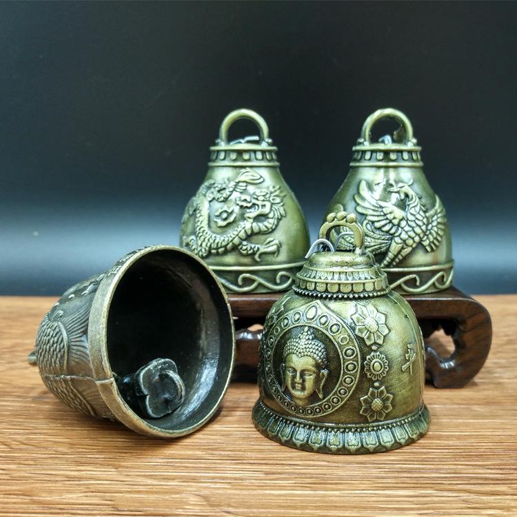 Antikes Drachen-Windspiel Glockenornament für Feng Shui