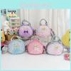 Kids Cartoon Sequin Mini Shoulder Bag For Girls With Pu Material And Lightweight Design
