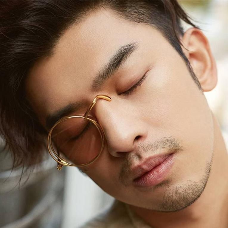 Cos Monocle Star Cu Personalitate Oglindă Plată Hua Chenyu Chen Weiting Zhou Dongyu Cu Ochelari de Catwalk