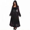 Medieval Vampire Queen Cosplay Costume Dress for Women Halloween Gothic Princess Gown Renaissance Dark Vintage Long Dress