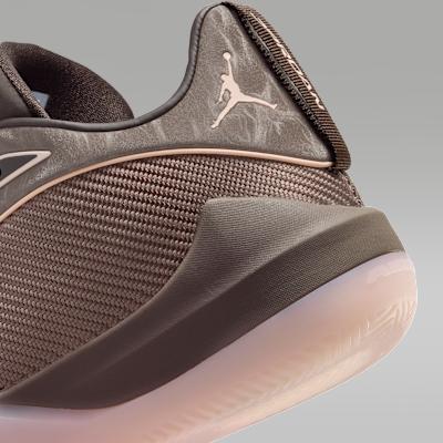 Jordan Triangle Basketball Shoes Unisex Low Top Black Beige