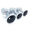3pcs/Set Small Medium Big Stainless Steel Metal Anal Plug Dildo Sex Toys Products Butt Plug Gay Anal Beads