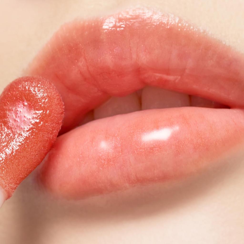 FEMMUE Błyszczyk do ust: Wypełnij i Nawilż dla Przejrzystych, Naturalnie Błyszczących Ust. Błyszczyk powiększający usta Dewy Sparkle. Oryginalny japoński produkt. Kamelia.