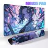 Mouse Pads Extended PC Purple Flower D-demon Slayer Desk Mat New Kochou Shinobu Table Mat Laptop Anime Girl Gamer Rubber Carpets