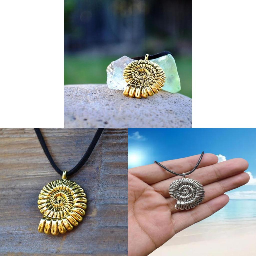 Ocean Shell Charm Necklace With Alloy Pendant For Fashion Women And Men