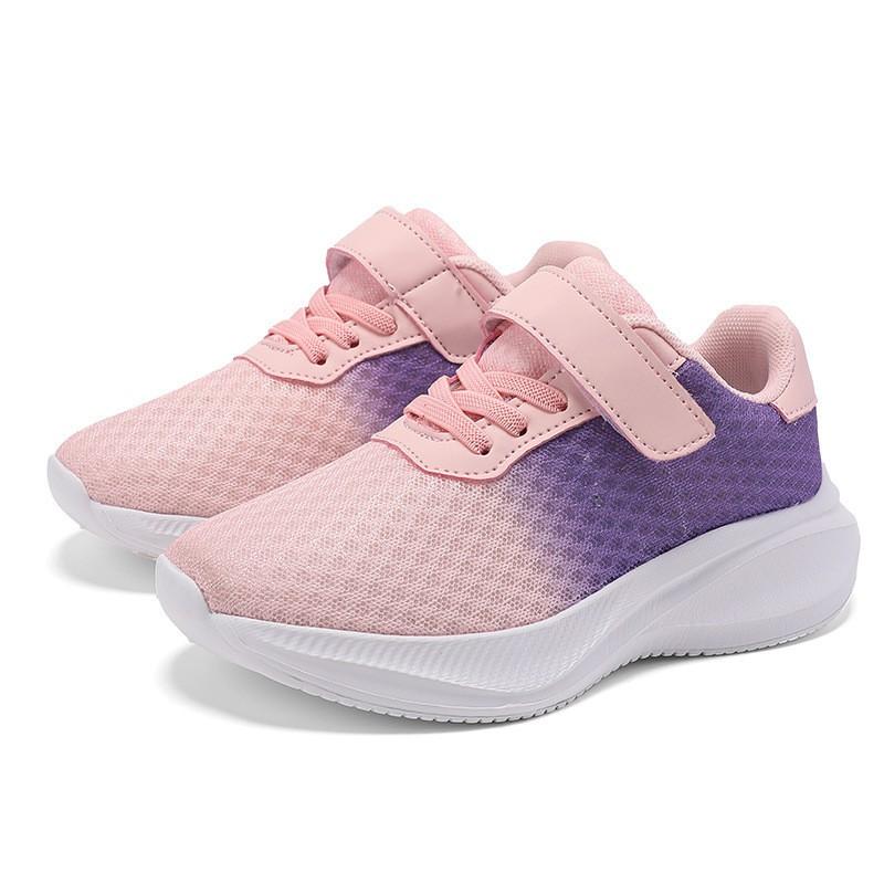 Kids Breathable Mesh Running Shoes Boys Girls Lightweight Athletic Sneakers US 12