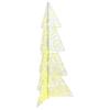 Christmas Tree with 100 LEDs Warm White 120 Cm Acrylic