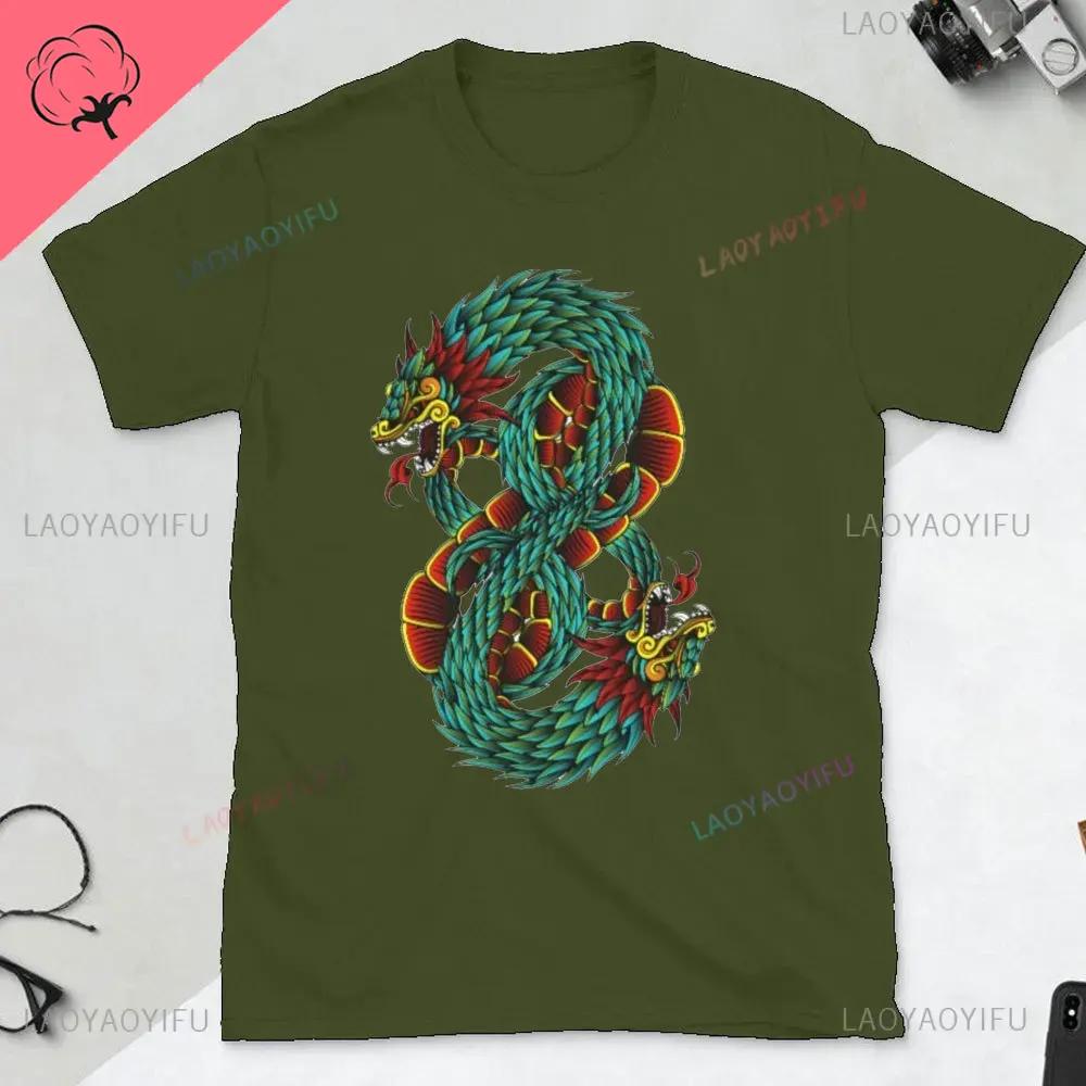 Tlaloc Quetzalcoatl Aztéčtí Bohové Starověcí Bohové Mexické Tričko Pánské Aztécké Tričko Aztécký Potisk Trička z Mexika Mexické Oblečení Muži