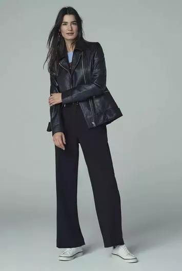 Real Soft Handmade Black Leather Jacket Women 100% Lambskin Motorcycle Biker