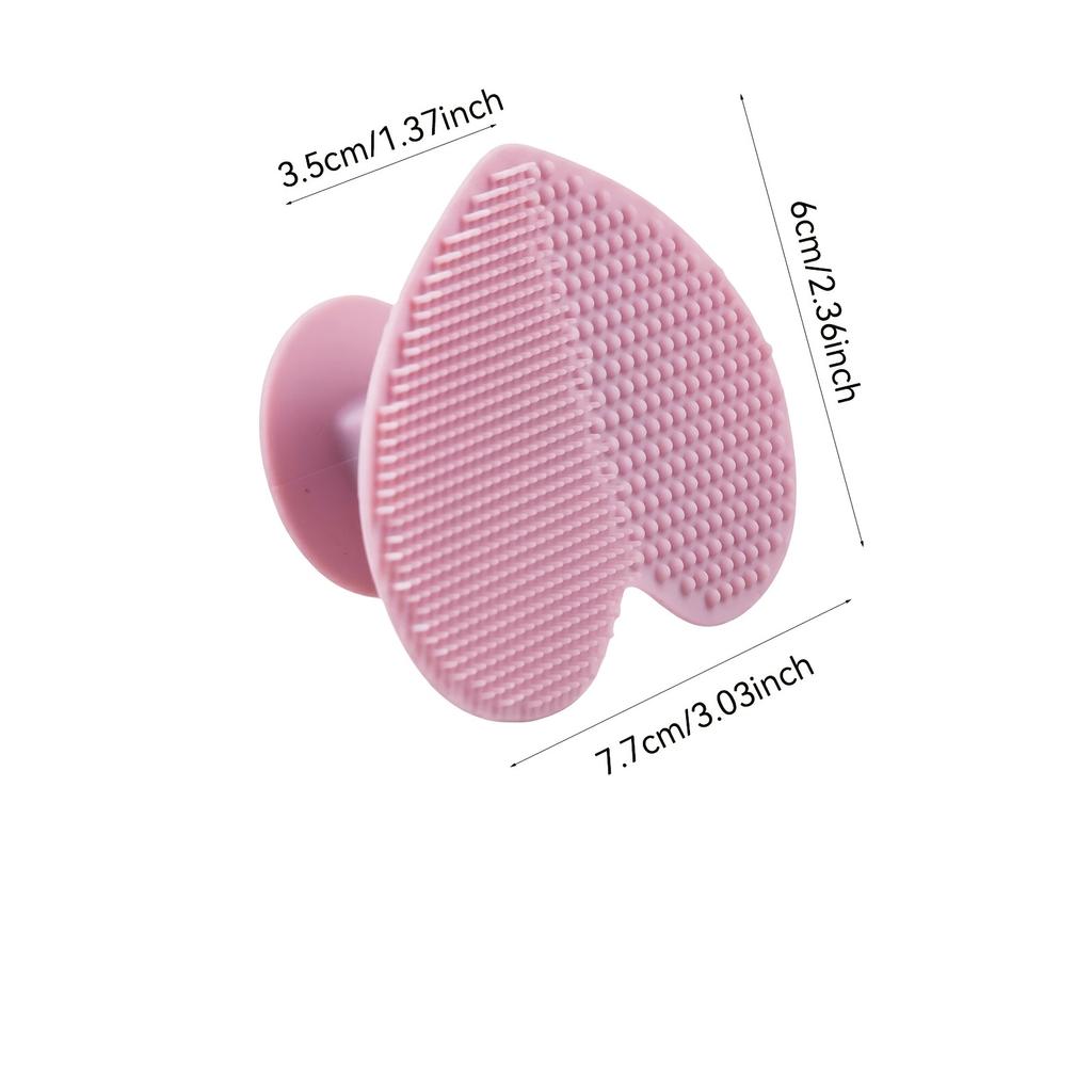 Dual-Action Silicone Facial Scrubber, 2-in-1 Deep Cleansing & Skin Massager, Ergonomic Non-Slip Finger Grip for Face Washing