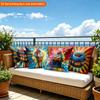 Cute Dessert Cake Printed Pillowcase Single Side Print Soft Home Living Room Garden Decor Cushion Cover No Insert