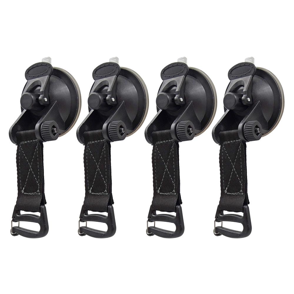 Strong Car Suction Cup Anchor Outdoor Tent Securing Hook Heavy Duty Tie Down Camping Canopy Awning Tarp Carabiner