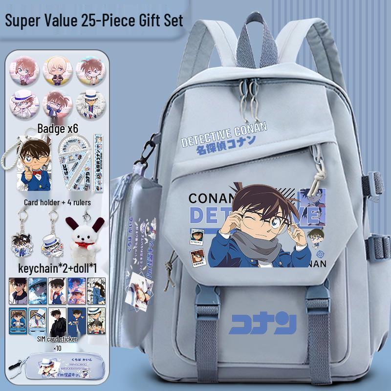 Detective Conan x Kaito Kid Large Capacity Backpack for Students