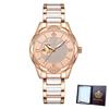 MGORKINA MG121 Women's Watches Luxury Diamond Design 3ATM Waterproof Ladies Automatic Mechanical Watch Women Ceramic Wrist Watch