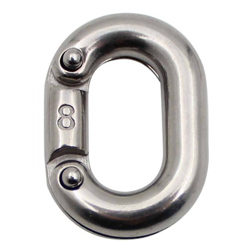 1Piece Quality Chain Link Connector, 316 Steels Marine Grade C Link Split Connectings Ship Anchors Chain Link