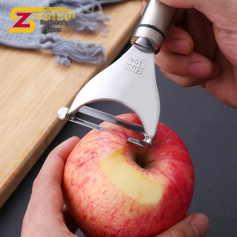 304 Multi-Purpose Peeler & Scraper: Kitchen Fruit & Melon Tool