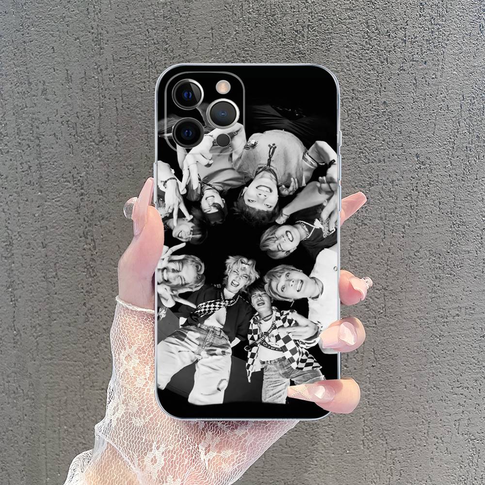 Kpop S-Stray K-Kids Transparent Phone Case For IPhone 17 Air 16 Pro Max 15 14 13 12 11Plus Shockproof Cover