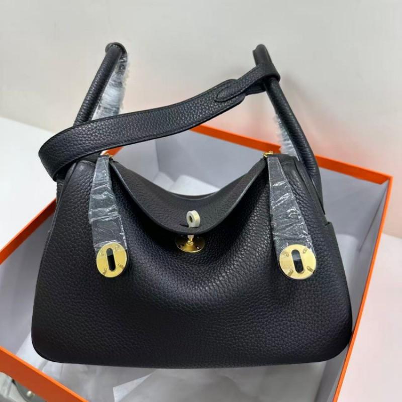 Semi-hand Wax Thread Bag TC Leather Doctor Womens Commuter Stainless Steel Hardware