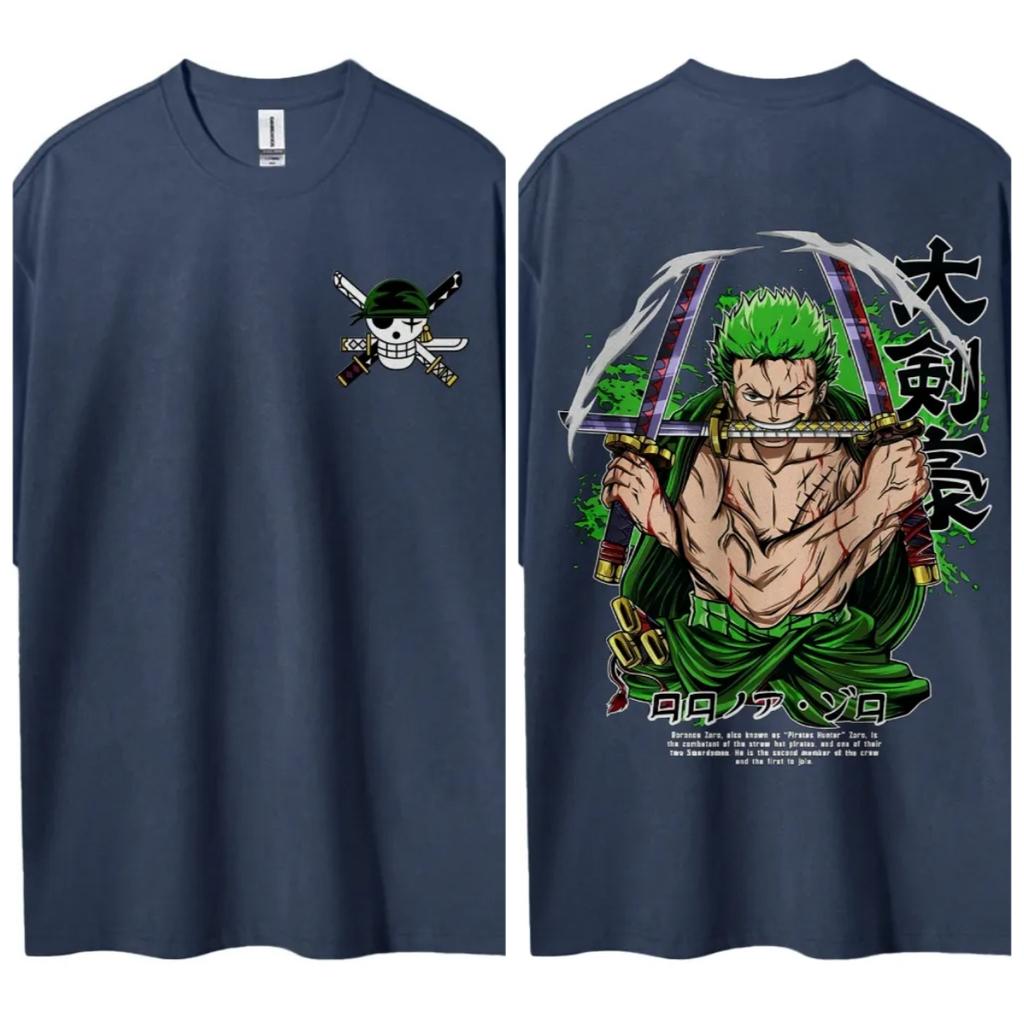 ONE PIECE T-shirt Heren Puur Katoen Casual Ronde Hals T-shirt Korte Mouw Kleding Zomer Sport Casual Top met Korte Mouwen