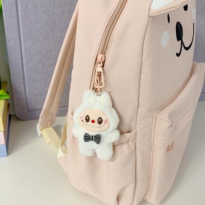 School Bag Japanese Large Capacity Cute Plush School Bag Cute Girl Cartoon School Bag Backpack Rabub Pendant