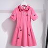 Girls Summer Stylish Polo Dress Casual and Fashionable for Kids